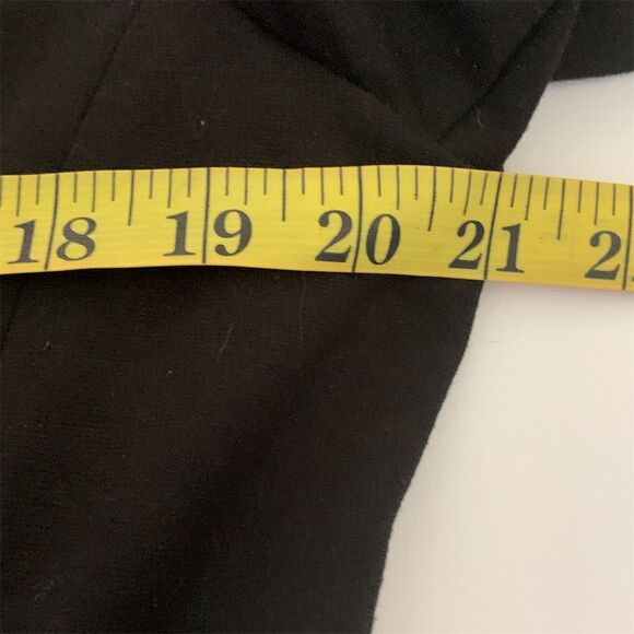 Mossimo Women's Black Open Front Blazer Jacket Size M Notched Collar Tailored - Picture 13 of 15